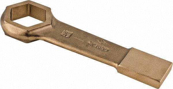 Ampco - 2-3/8" 6 Point Striking Box Wrench - Single End, 12-1/4" OAL, Aluminum Bronze - USA Tool & Supply