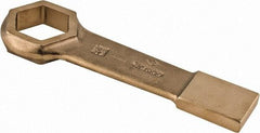 Ampco - 2-3/8" 6 Point Striking Box Wrench - Single End, 12-1/4" OAL, Aluminum Bronze - USA Tool & Supply