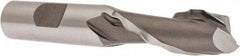 Weldon - 5/8" Diam, 1-5/8" LOC, 2 Flute High Speed Steel Roughing & Finishing Square End Mill - Uncoated, 3-3/4" OAL, 5/8" Shank Diam, Weldon Shank, 30° Helix, Centercutting - USA Tool & Supply