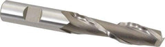 Weldon - 5/8" Diam, 2-1/2" LOC, 2 Flute High Speed Steel Roughing & Finishing Square End Mill - Uncoated, 4-5/8" OAL, 5/8" Shank Diam, Weldon Shank, 30° Helix, Centercutting - USA Tool & Supply