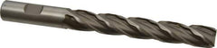 Weldon - 5/8" Diam, 4" LOC, 4 Flute High Speed Steel Roughing & Finishing Square End Mill - Uncoated, 6-1/8" OAL, 5/8" Shank Diam, Weldon Shank, 30° Helix, Centercutting, Regular Length - USA Tool & Supply
