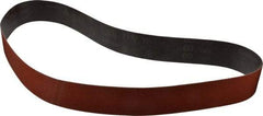 3M - 2-1/2" Wide x 60" OAL, 60 Grit, Ceramic Abrasive Belt - Ceramic, Medium, Coated, YF Weighted Cloth Backing, Wet/Dry, Series 777F - USA Tool & Supply