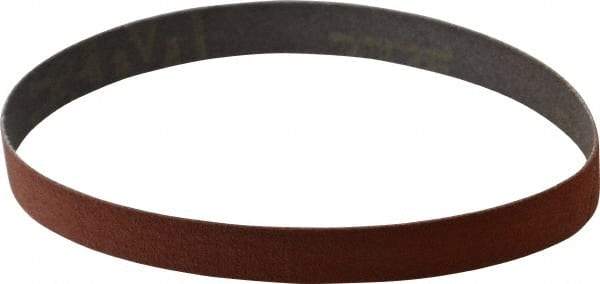 3M - 3/4" Wide x 18" OAL, 120 Grit, Ceramic Abrasive Belt - Ceramic, Fine, Coated, YF Weighted Cloth Backing, Wet/Dry, Series 777F - USA Tool & Supply