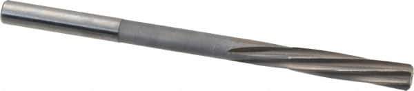 Magafor - 6.3602mm Solid Carbide 6 Flute Chucking Reamer - Spiral Flute, 0.236" Straight Shank, 1-7/64" Flute Length, 3-31/32" OAL - USA Tool & Supply