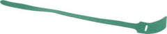 SpeedTech - 15" Long Green Nylon & Polyethylene Hook & Loop Strap - 50 Lb Tensile Strength - USA Tool & Supply