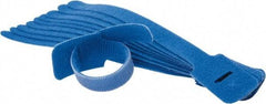 SpeedTech - 8" Long Blue Nylon & Polyethylene Hook & Loop Strap - 40 Lb Tensile Strength - USA Tool & Supply