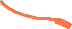 SpeedTech - 8" Long Orange Nylon & Polyethylene Hook & Loop Strap - 40 Lb Tensile Strength - USA Tool & Supply