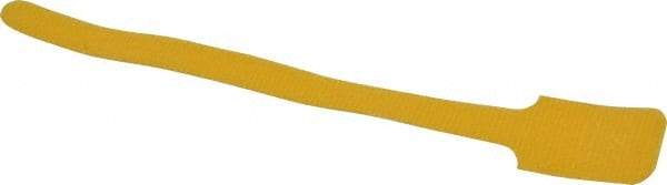 SpeedTech - 8" Long Yellow Nylon & Polyethylene Hook & Loop Strap - 40 Lb Tensile Strength - USA Tool & Supply