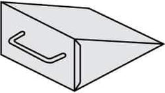 NMC - 10" Wide x 6" High x 8" Deep, Steel Wheel Chock - USA Tool & Supply