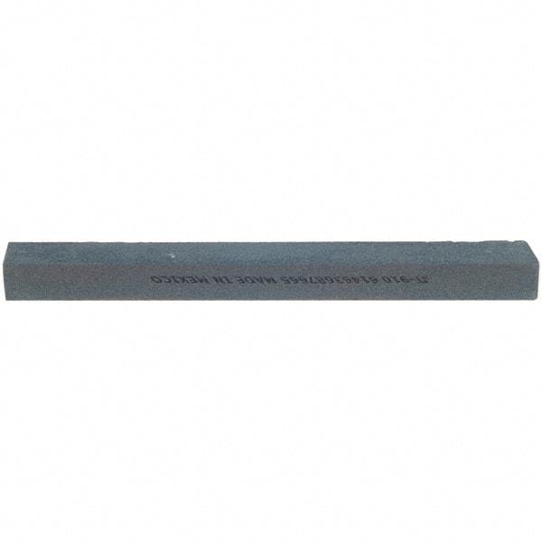 Norton - 10" Long x 1-1/4" Wide x 3/4" Thick, Silicon Carbide Sharpening Stone - Flat, Medium Grade - USA Tool & Supply