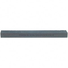 Norton - 10" Long x 1-1/4" Wide x 3/4" Thick, Silicon Carbide Sharpening Stone - Flat, Medium Grade - USA Tool & Supply