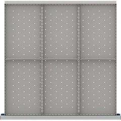 LISTA - 6-Compartment Drawer Divider Layout for 3.15" High Drawers - USA Tool & Supply