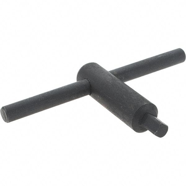 Interstate - 4" Chuck Diam Compatibility, Lathe Chuck Key - 3-1/8" Body Length, 1/4" Actual Key Square Size - USA Tool & Supply