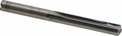 Kennametal - 3/8", 130° Point, Solid Carbide Straight Flute Drill Bit - USA Tool & Supply