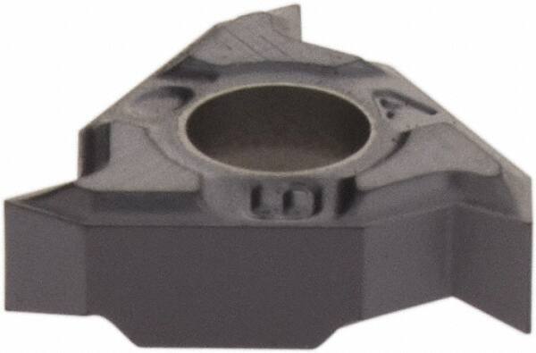 Iscar - 08IR Internal Right Hand 48-16 Partial Profile 60° Laydown Threading Insert - Grade IC908, TiAlN Coated Carbide, 4.76mm Inscribed Circle - USA Tool & Supply