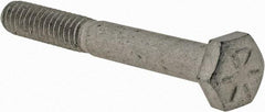 Armor Coat - 1/4-20 UNC, 2" Length Under Head Hex Head Cap Screw - Partially Threaded, Grade 8 Steel, 7/16" Hex - USA Tool & Supply