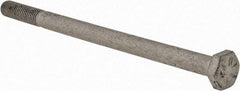 Armor Coat - 1/4-28 UNF, 4" Length Under Head Hex Head Cap Screw - Partially Threaded, Grade 8 Steel, 7/16" Hex - USA Tool & Supply