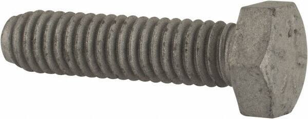 Armor Coat - 5/16-18 UNC, 1-1/4" Length Under Head Hex Head Cap Screw - Fully Threaded, Grade 8 Steel, 1/2" Hex - USA Tool & Supply