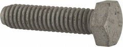 Armor Coat - 5/16-18 UNC, 1-1/4" Length Under Head Hex Head Cap Screw - Fully Threaded, Grade 8 Steel, 1/2" Hex - USA Tool & Supply