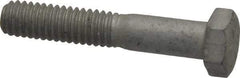 Armor Coat - 5/16-18 UNC, 1-3/4" Length Under Head Hex Head Cap Screw - Partially Threaded, Grade 8 Steel, 1/2" Hex - USA Tool & Supply