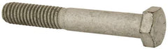 Armor Coat - 3/8-16 UNC, 2-1/2" Length Under Head Hex Head Cap Screw - Partially Threaded, Grade 8 Steel, 9/16" Hex - USA Tool & Supply