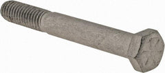 Armor Coat - 3/8-16 UNC, 3" Length Under Head Hex Head Cap Screw - Partially Threaded, Grade 8 Steel, 9/16" Hex - USA Tool & Supply