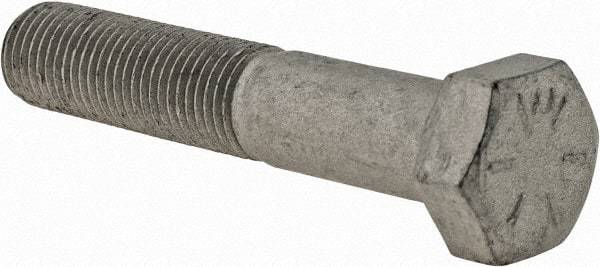 Armor Coat - 3/8-24 UNF, 2" Length Under Head Hex Head Cap Screw - Partially Threaded, Grade 8 Steel, 9/16" Hex - USA Tool & Supply