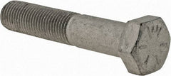 Armor Coat - 3/8-24 UNF, 2" Length Under Head Hex Head Cap Screw - Partially Threaded, Grade 8 Steel, 9/16" Hex - USA Tool & Supply