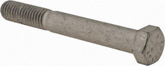 Armor Coat - 7/16-14 UNC, 3-1/2" Length Under Head Hex Head Cap Screw - Partially Threaded, Grade 8 Steel, 5/8" Hex - USA Tool & Supply