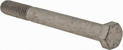 Armor Coat - 7/16-14 UNC, 4" Length Under Head Hex Head Cap Screw - Partially Threaded, Grade 8 Steel, 5/8" Hex - USA Tool & Supply