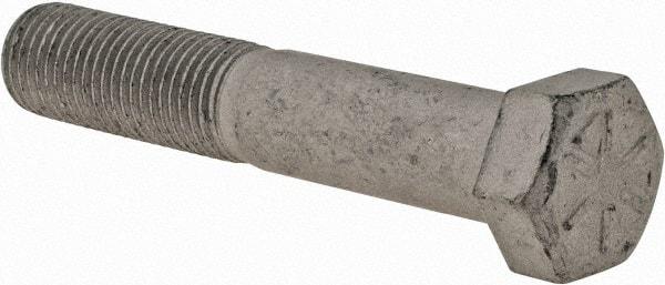 Armor Coat - 7/16-20 UNF, 2-1/2" Length Under Head Hex Head Cap Screw - Partially Threaded, Grade 8 Steel, 5/8" Hex - USA Tool & Supply