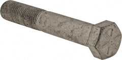 Armor Coat - 7/16-20 UNF, 2-3/4" Length Under Head Hex Head Cap Screw - Partially Threaded, Grade 8 Steel, 5/8" Hex - USA Tool & Supply