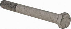 Armor Coat - 7/16-20 UNF, 4" Length Under Head Hex Head Cap Screw - Partially Threaded, Grade 8 Steel, 5/8" Hex - USA Tool & Supply