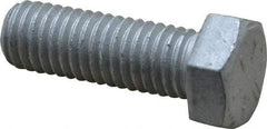 Armor Coat - 1/2-13 UNC, 1-1/2" Length Under Head Hex Head Cap Screw - Fully Threaded, Grade 8 Steel, 3/4" Hex - USA Tool & Supply
