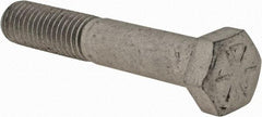 Armor Coat - 1/2-13 UNC, 3" Length Under Head Hex Head Cap Screw - Partially Threaded, Grade 8 Steel, 3/4" Hex - USA Tool & Supply