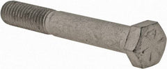 Armor Coat - 1/2-13 UNC, 3-1/2" Length Under Head Hex Head Cap Screw - Partially Threaded, Grade 8 Steel, 3/4" Hex - USA Tool & Supply
