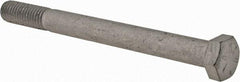 Armor Coat - 1/2-13 UNC, 5-1/2" Length Under Head Hex Head Cap Screw - Partially Threaded, Grade 8 Steel, 3/4" Hex - USA Tool & Supply