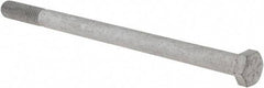 Armor Coat - 1/2-13 UNC, 8" Length Under Head Hex Head Cap Screw - Partially Threaded, Grade 8 Steel, 3/4" Hex - USA Tool & Supply