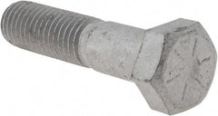 Armor Coat - 5/8-11 UNC, 2-3/4" Length Under Head Hex Head Cap Screw - Partially Threaded, Grade 8 Steel, 15/16" Hex - USA Tool & Supply
