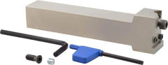 Iscar - MAHP, External, Right Hand, Indexable Grooving Tool Holder - DG.. 2.. Insert Compatibility, 1" Shank Height, 1" Shank Width, 6" OAL - USA Tool & Supply