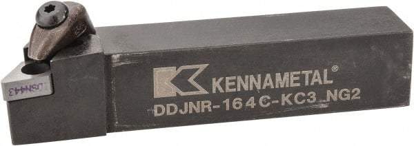 Kennametal - DDJN, Right Hand Cut, 3° Lead Angle, 1" Shank Height x 1" Shank Width, Negative Rake Indexable Turning Toolholder - 5" OAL, DN..43. Insert Compatibility, Series Kenclamp - USA Tool & Supply