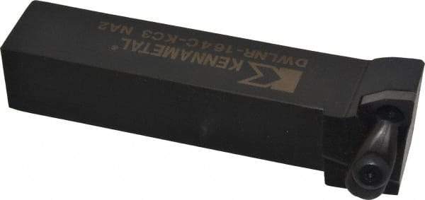 Kennametal - DWLN, Right Hand Cut, 5° Lead Angle, 1" Shank Height x 1" Shank Width, Negative Rake Indexable Turning Toolholder - 5" OAL, WN..43. Insert Compatibility, Series Kenclamp - USA Tool & Supply