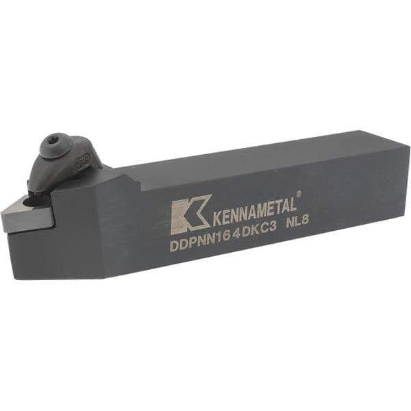 Kennametal - DDPN, Neutral Cut, 0° Lead Angle, 1" Shank Height x 1" Shank Width, Negative Rake Indexable Turning Toolholder - 6" OAL, DN..43. Insert Compatibility, Series Kenclamp - USA Tool & Supply