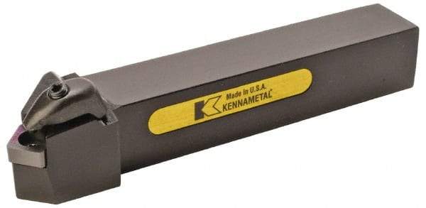 Kennametal - DSSN, Right Hand Cut, 45° Lead Angle, 25mm Shank Height x 25mm Shank Width, Negative Rake Indexable Turning Toolholder - 150mm OAL, SN..1204.. Insert Compatibility, Series Kenclamp - USA Tool & Supply