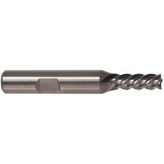 Cleveland - 3/4", 1-5/8" LOC, 3/4" Shank Diam, 3-7/8" OAL, 4 Flute, High Speed Steel Square End Mill - USA Tool & Supply