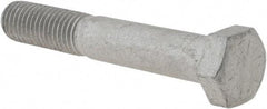 Armor Coat - 5/8-11 UNC, 4" Length Under Head Hex Head Cap Screw - Partially Threaded, Grade 8 Steel, 15/16" Hex - USA Tool & Supply