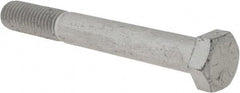 Armor Coat - 5/8-11 UNC, 5" Length Under Head Hex Head Cap Screw - Partially Threaded, Grade 8 Steel, 15/16" Hex - USA Tool & Supply