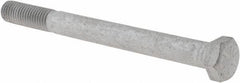 Armor Coat - 5/8-11 UNC, 7" Length Under Head Hex Head Cap Screw - Partially Threaded, Grade 8 Steel, 15/16" Hex - USA Tool & Supply