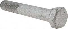 Armor Coat - 5/8-18 UNF, 4" Length Under Head Hex Head Cap Screw - Partially Threaded, Grade 8 Steel, 15/16" Hex - USA Tool & Supply