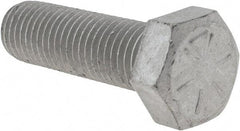 Armor Coat - 3/4-10 UNC, 2-1/2" Length Under Head Hex Head Cap Screw - Fully Threaded, Grade 8 Steel, 1-1/8" Hex - USA Tool & Supply